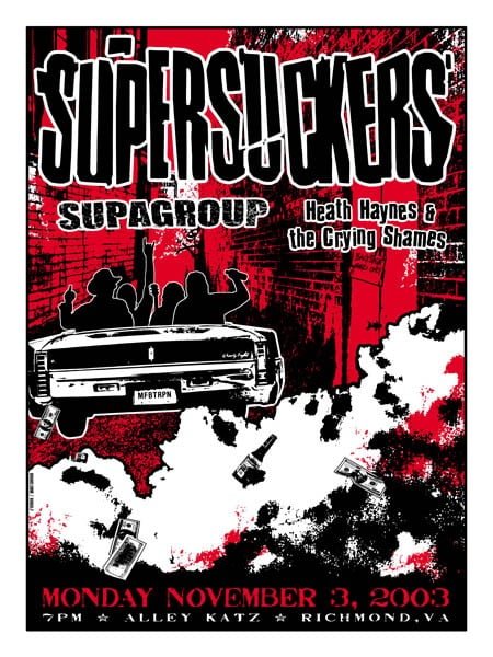 Supersuckers poster by GIGART