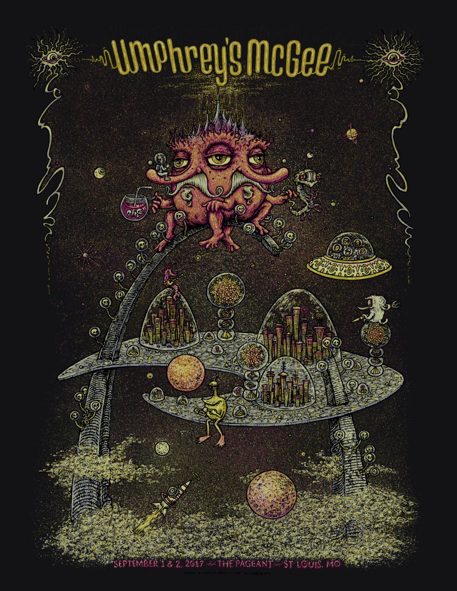 Umphrey's McGee poster by Marq Spusta