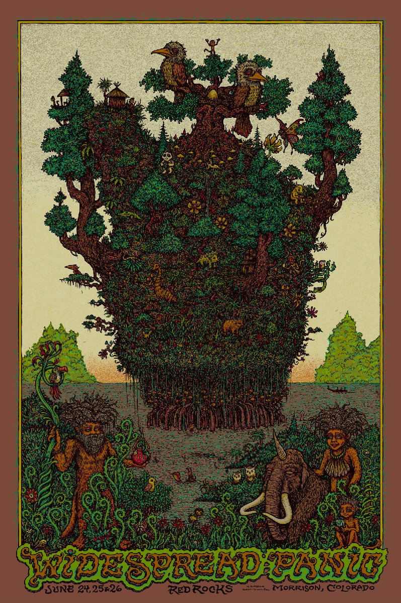 Widespread Panic poster by Marq Spusta