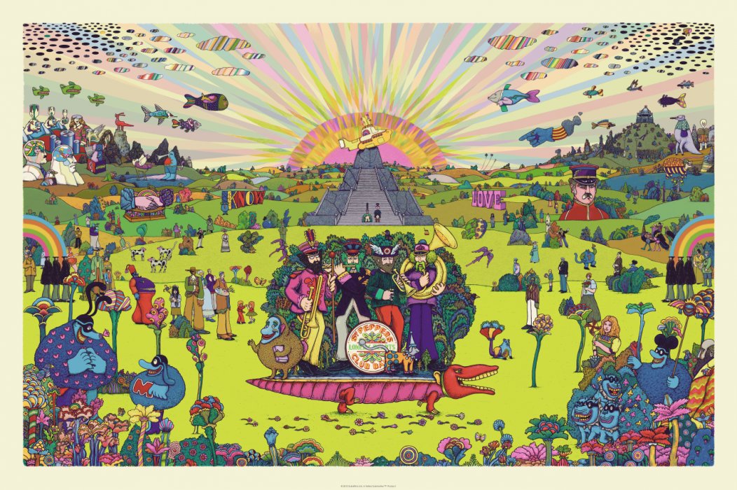 Pepperland poster by Marq Spusta