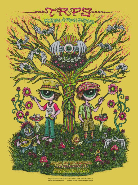 TRPS Artist Relief poster by Marq Spusta