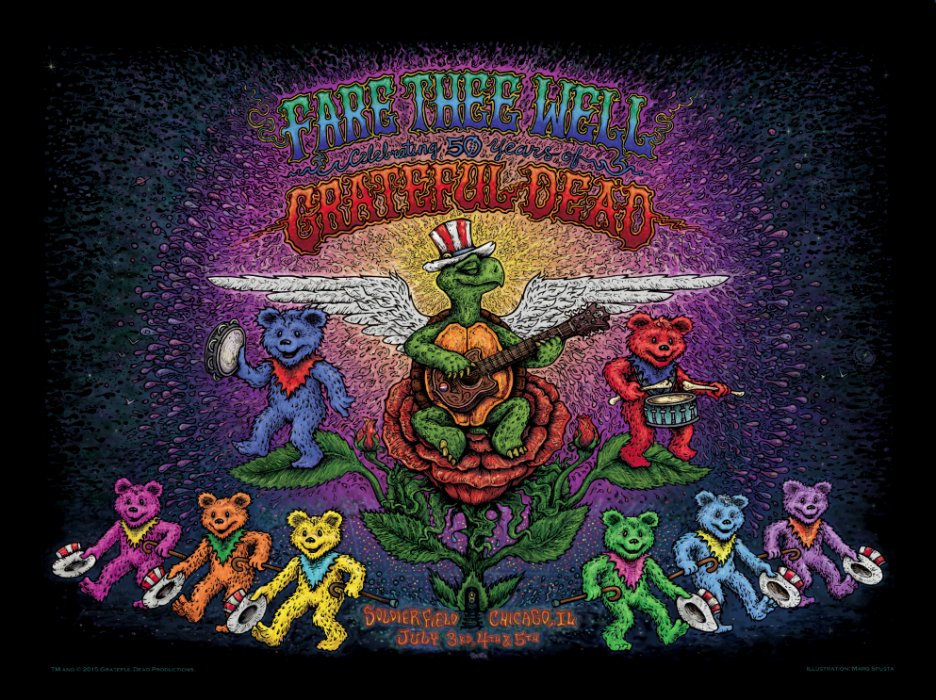 The Grateful Dead poster by Marq Spusta