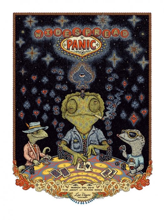Widespread Panic poster by Marq Spusta