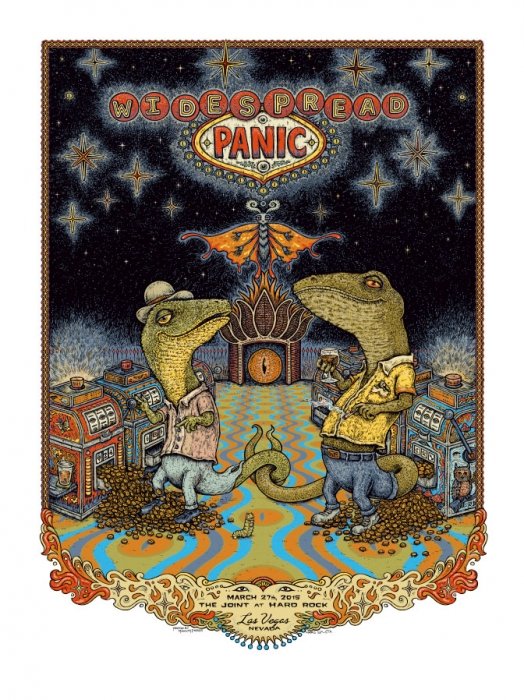 Widespread Panic poster by Marq Spusta