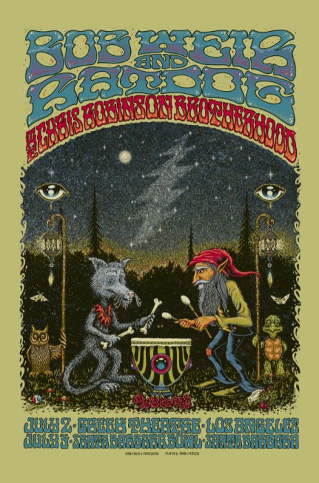 Ratdog & CRB poster by Marq Spusta