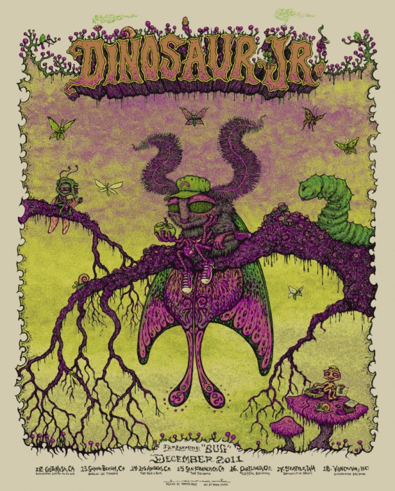 Dinosaur Jr. poster by Marq Spusta