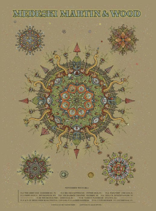 Medeski Martin & Wood poster by Marq Spusta