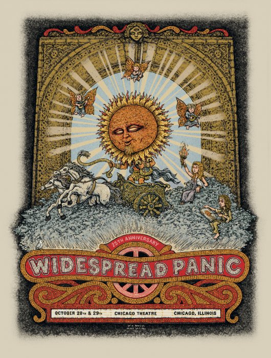 Widespread Panic poster by Marq Spusta