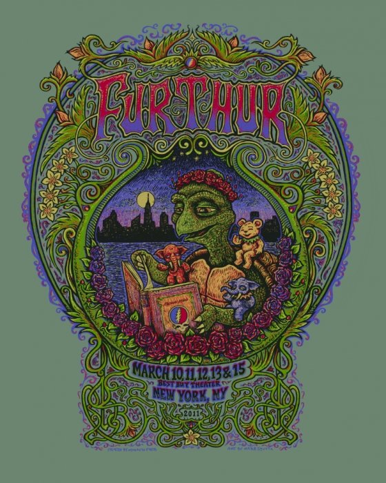 Furthur- New York, NY poster by Marq Spusta