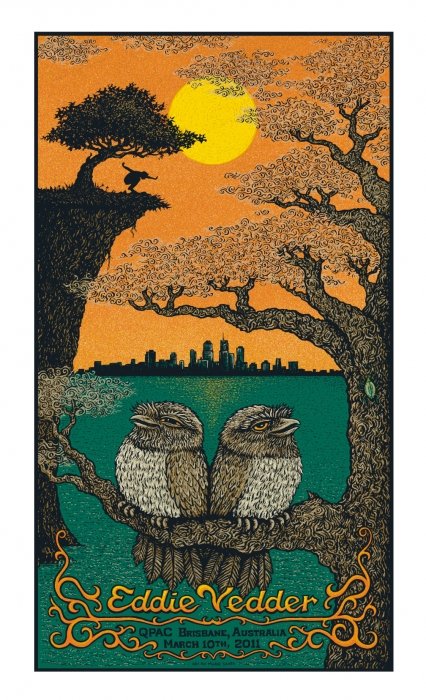 Eddie Vedder poster by Marq Spusta