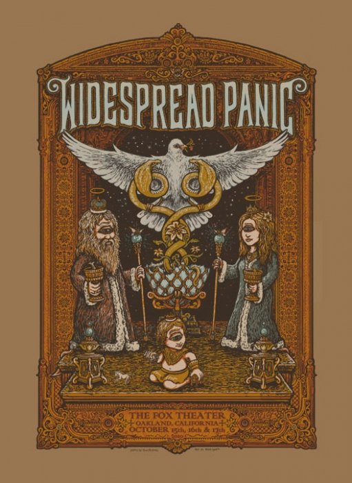Widespread Panic poster by Marq Spusta