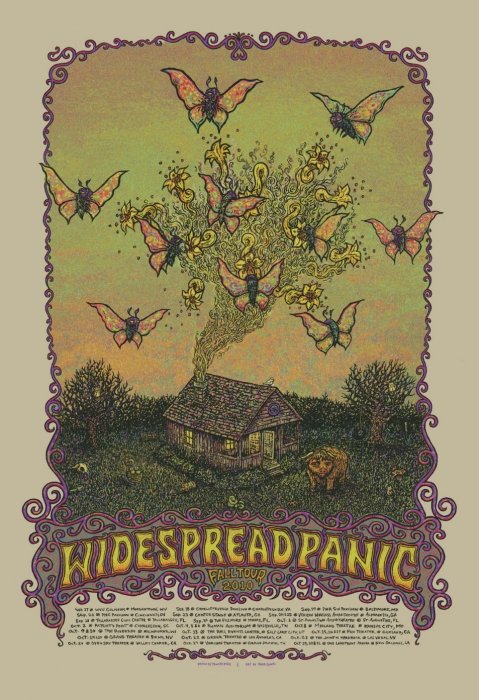 Widespread Panic poster by Marq Spusta