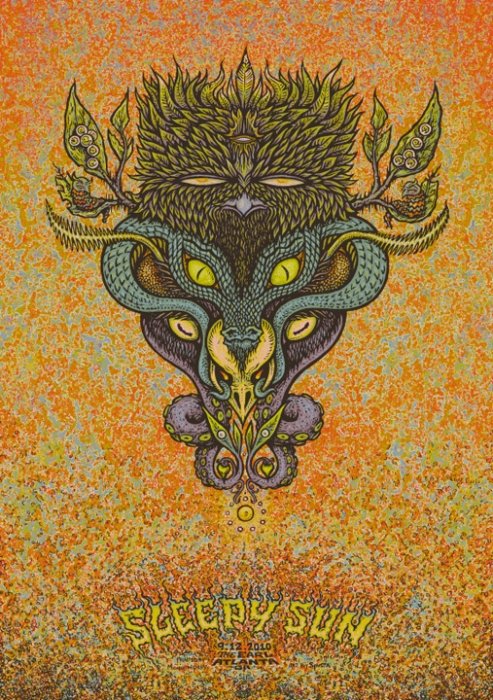 Sleepy Sun poster by Marq Spusta
