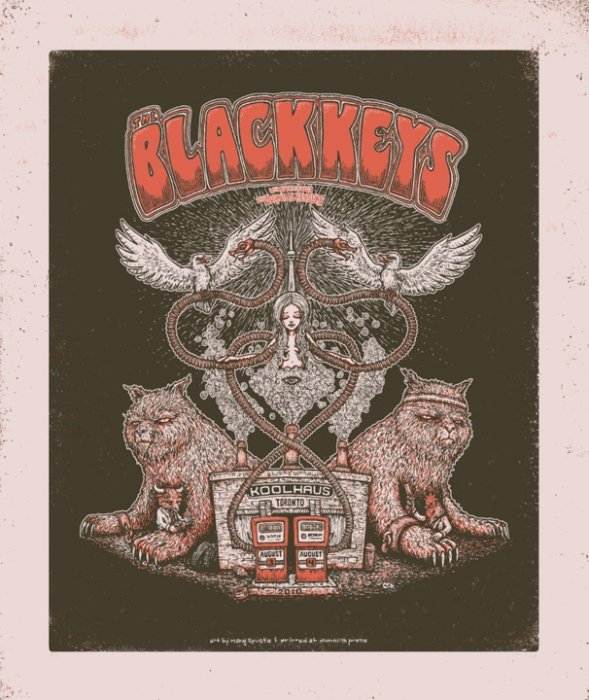The Black Keys poster by Marq Spusta