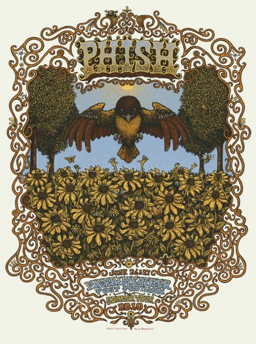 Phish poster by Marq Spusta
