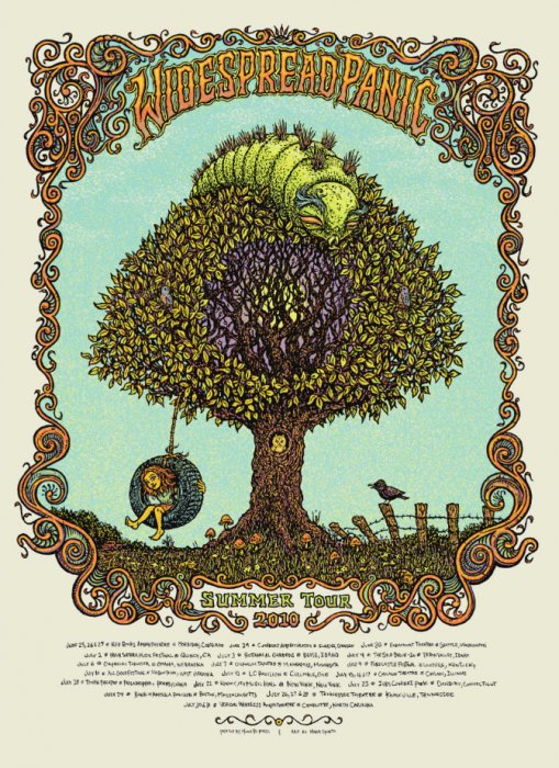 Widespread Panic poster by Marq Spusta