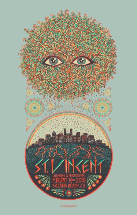 St. Vincent poster by Marq Spusta