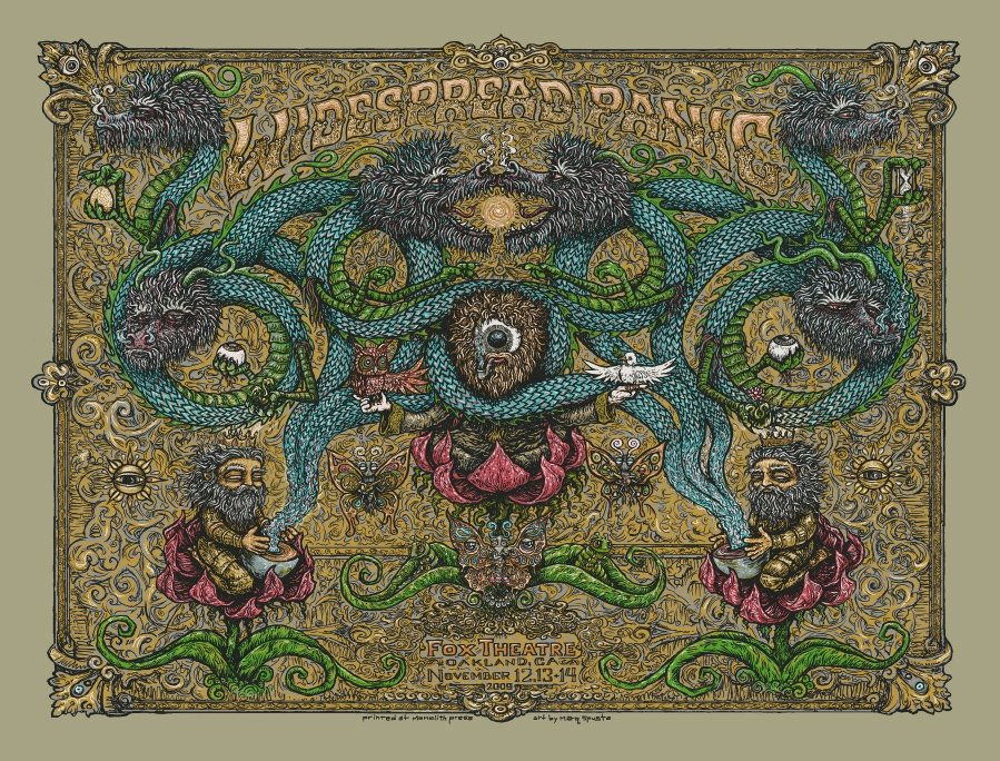 Widespread Panic poster by Marq Spusta