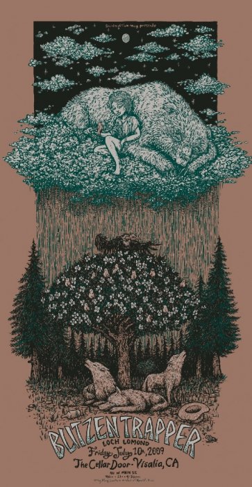 Blitzen Trapper poster by Marq Spusta