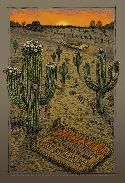 Calexico poster by Marq Spusta