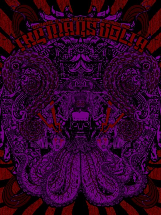 The Mars Volta poster by Marq Spusta