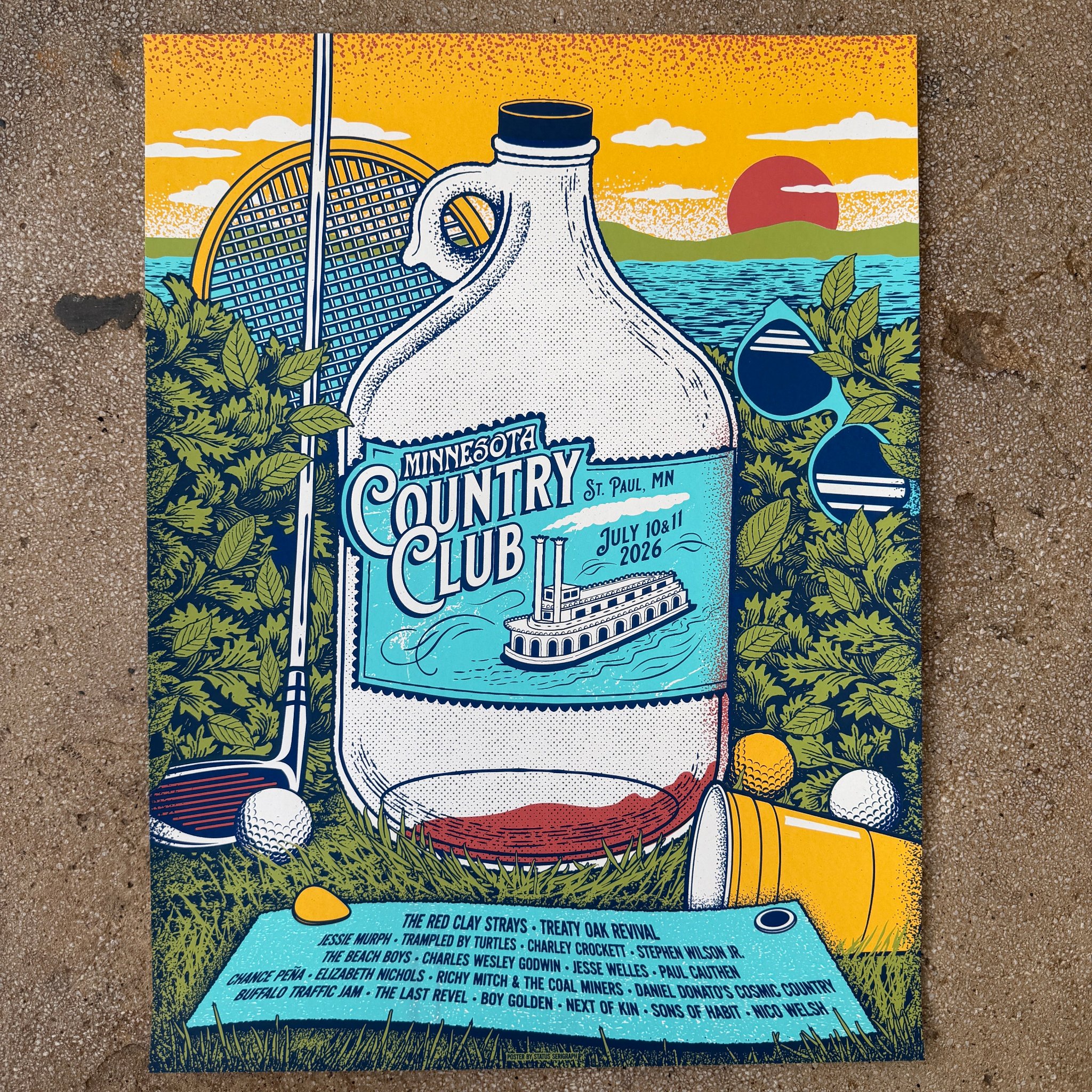 Minnesota Country Club poster by Justin Helton