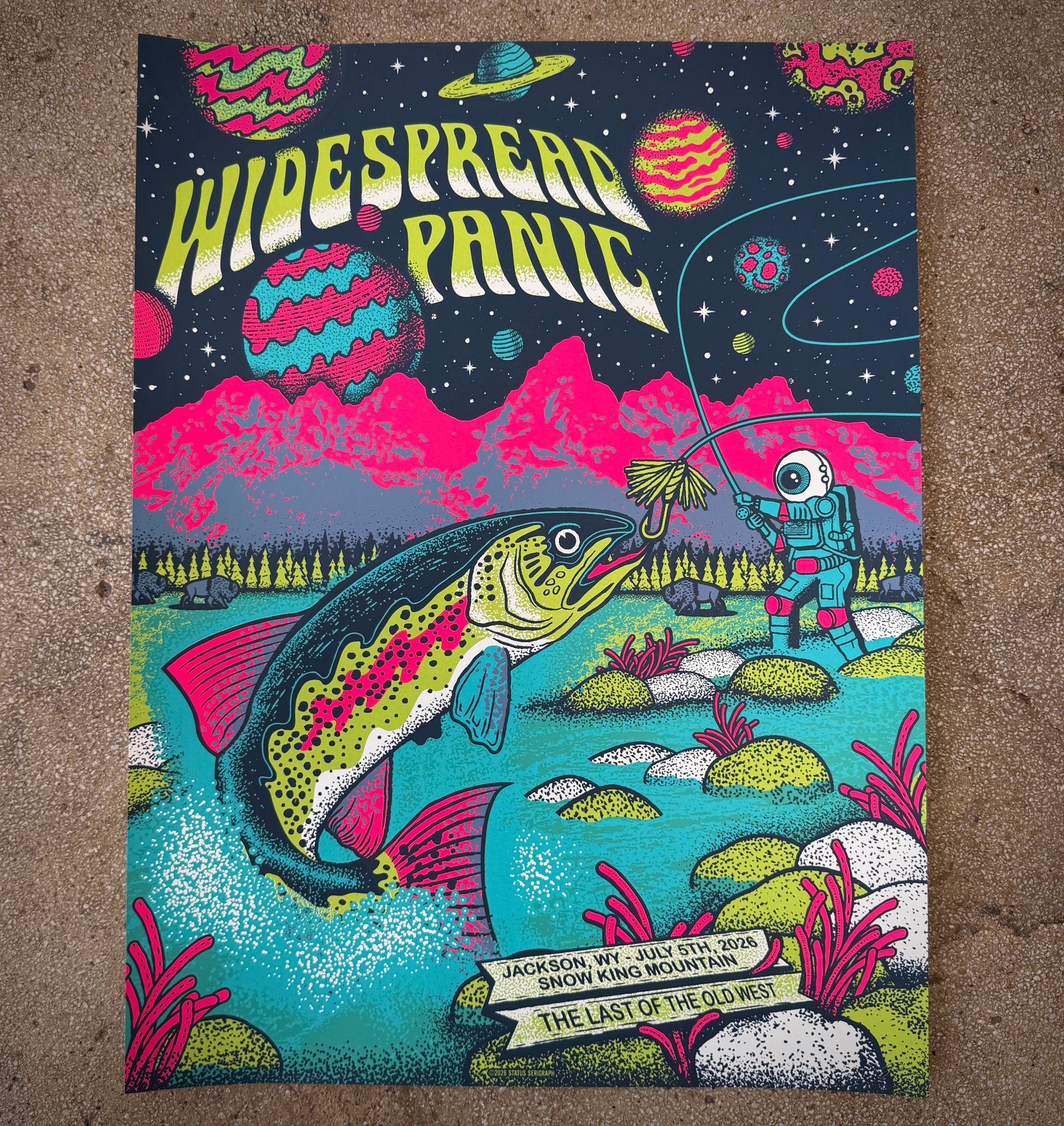 Widespread Panic poster by Justin Helton