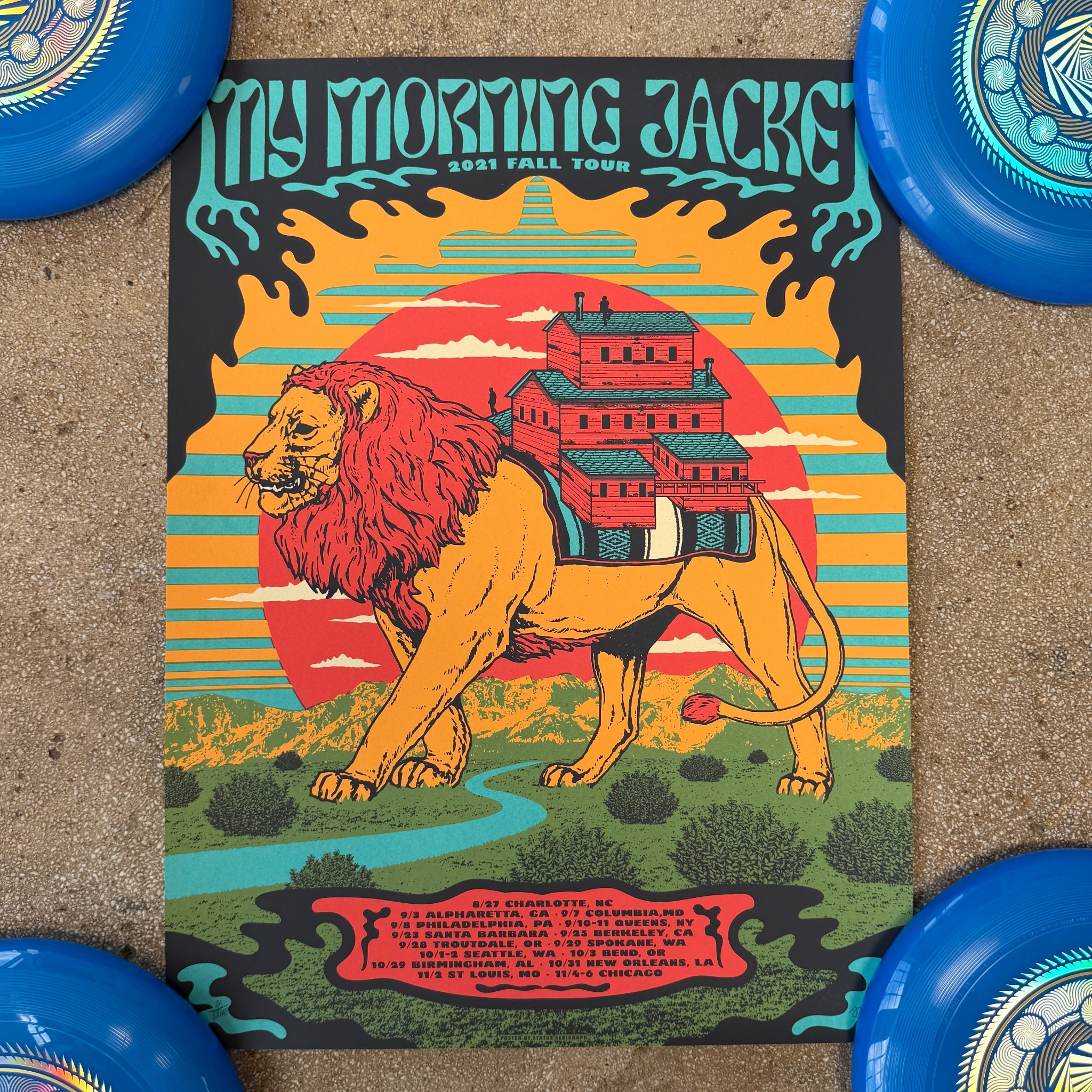 My Morning Jacket poster by Status Serigraph