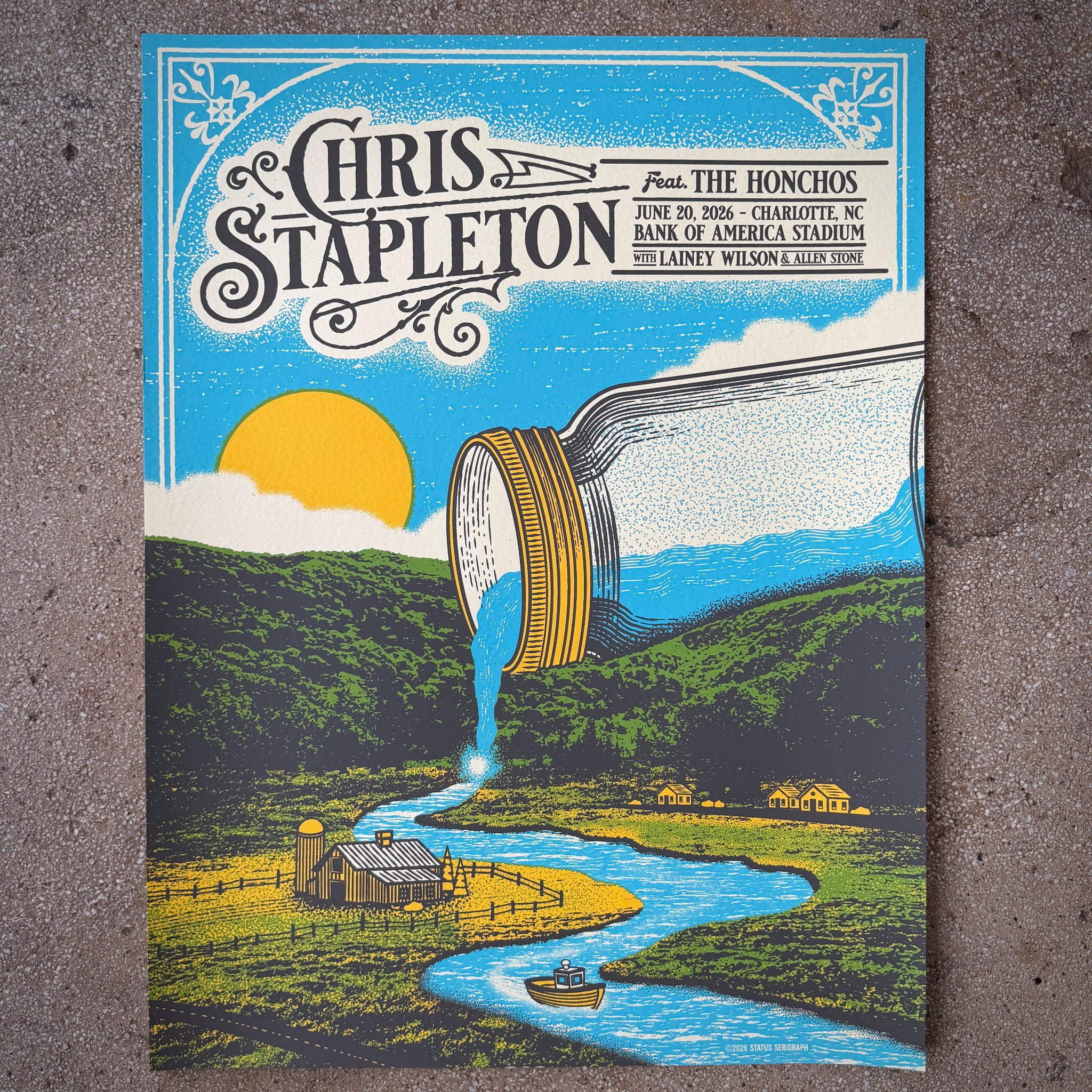 Chris Stapleton poster by Justin Helton