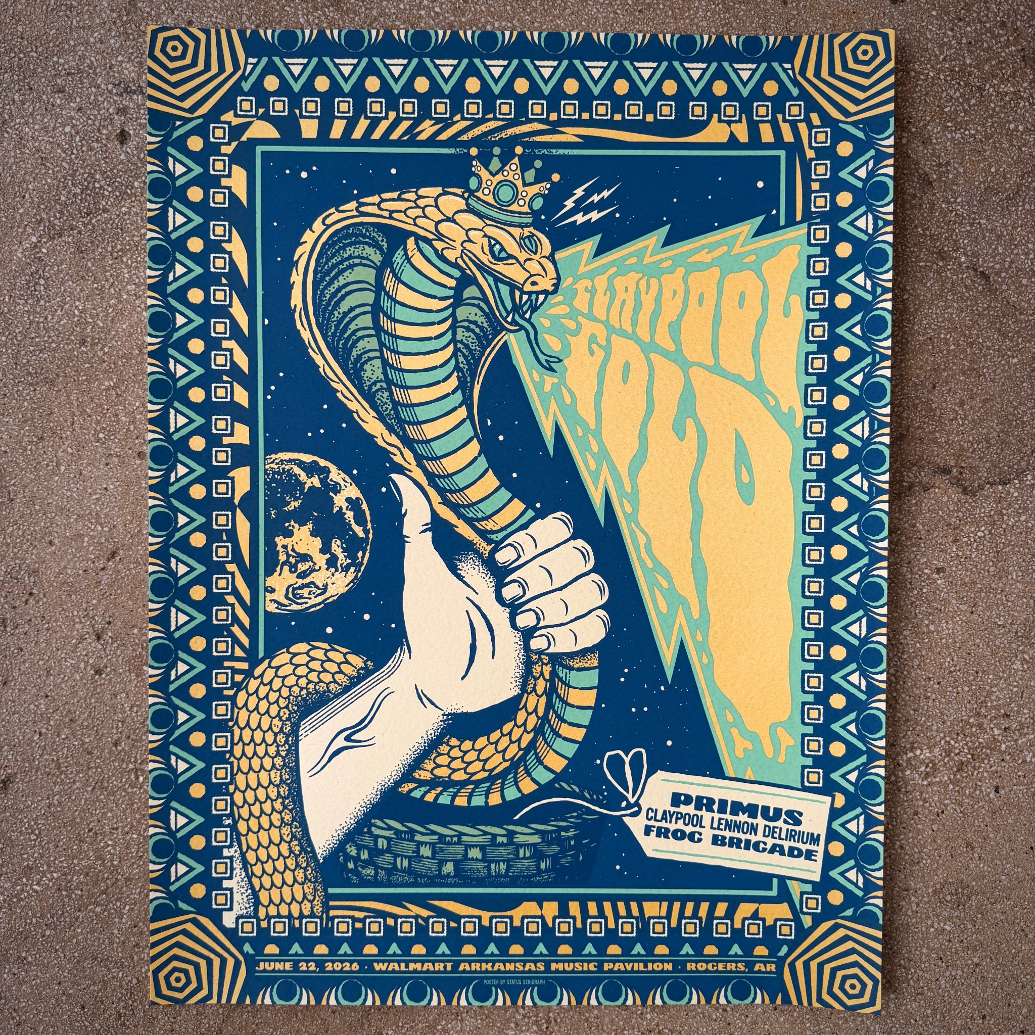 Claypool Gold poster by Justin Helton
