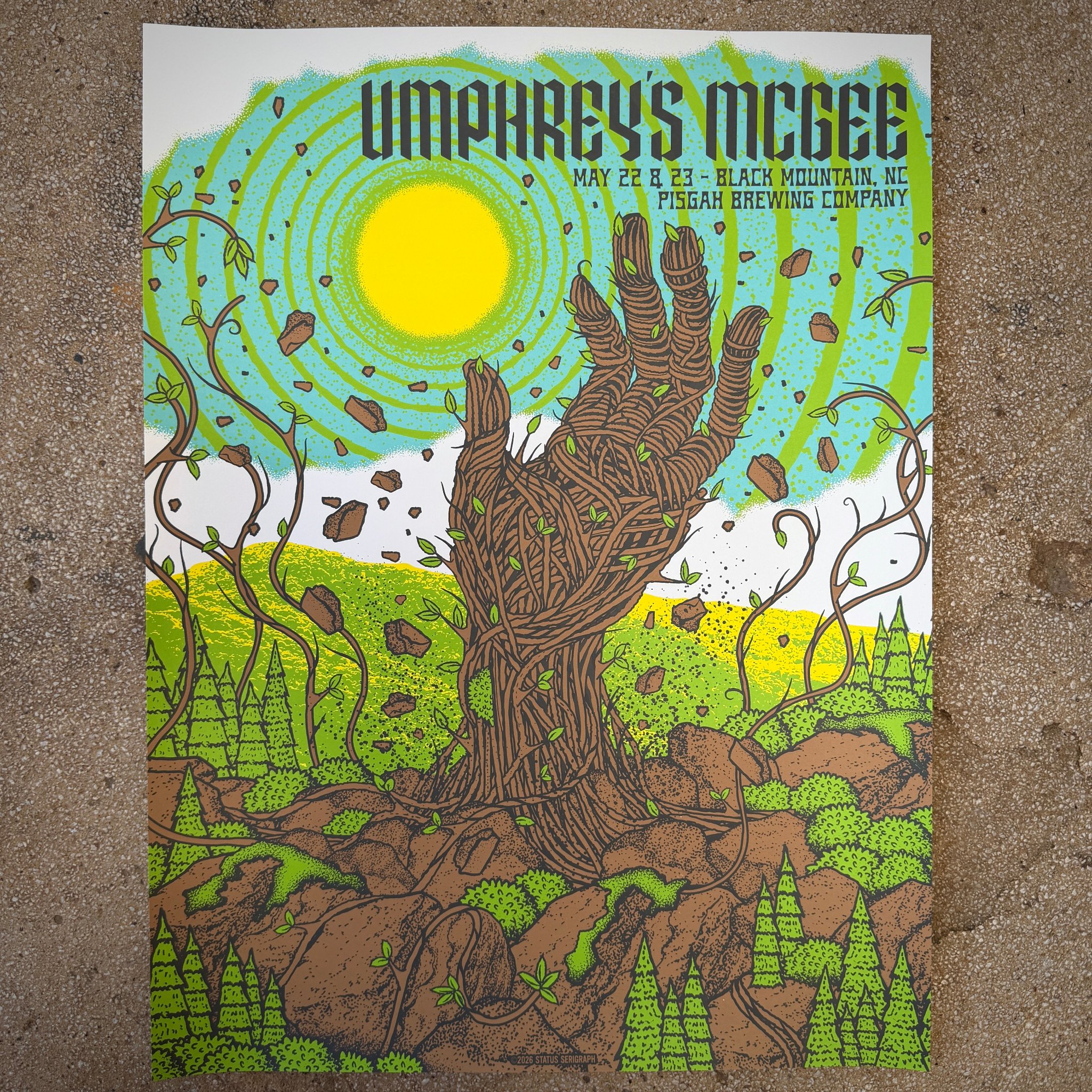 Umphrey's McGee poster by Status Serigraph