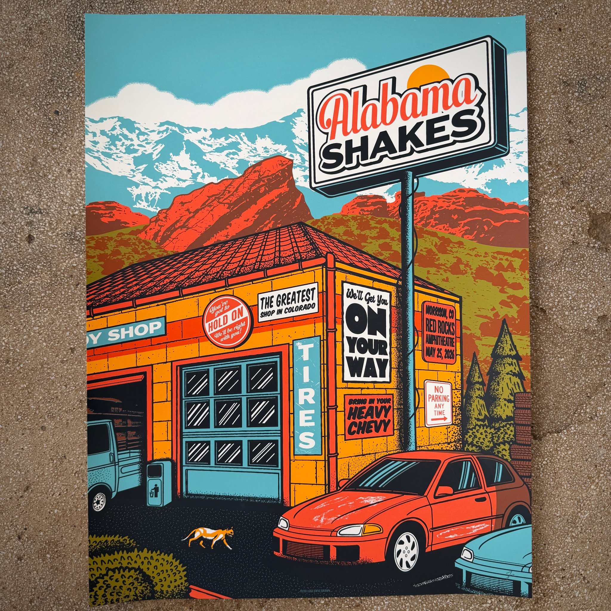 Alabama Shakes poster by Justin Helton