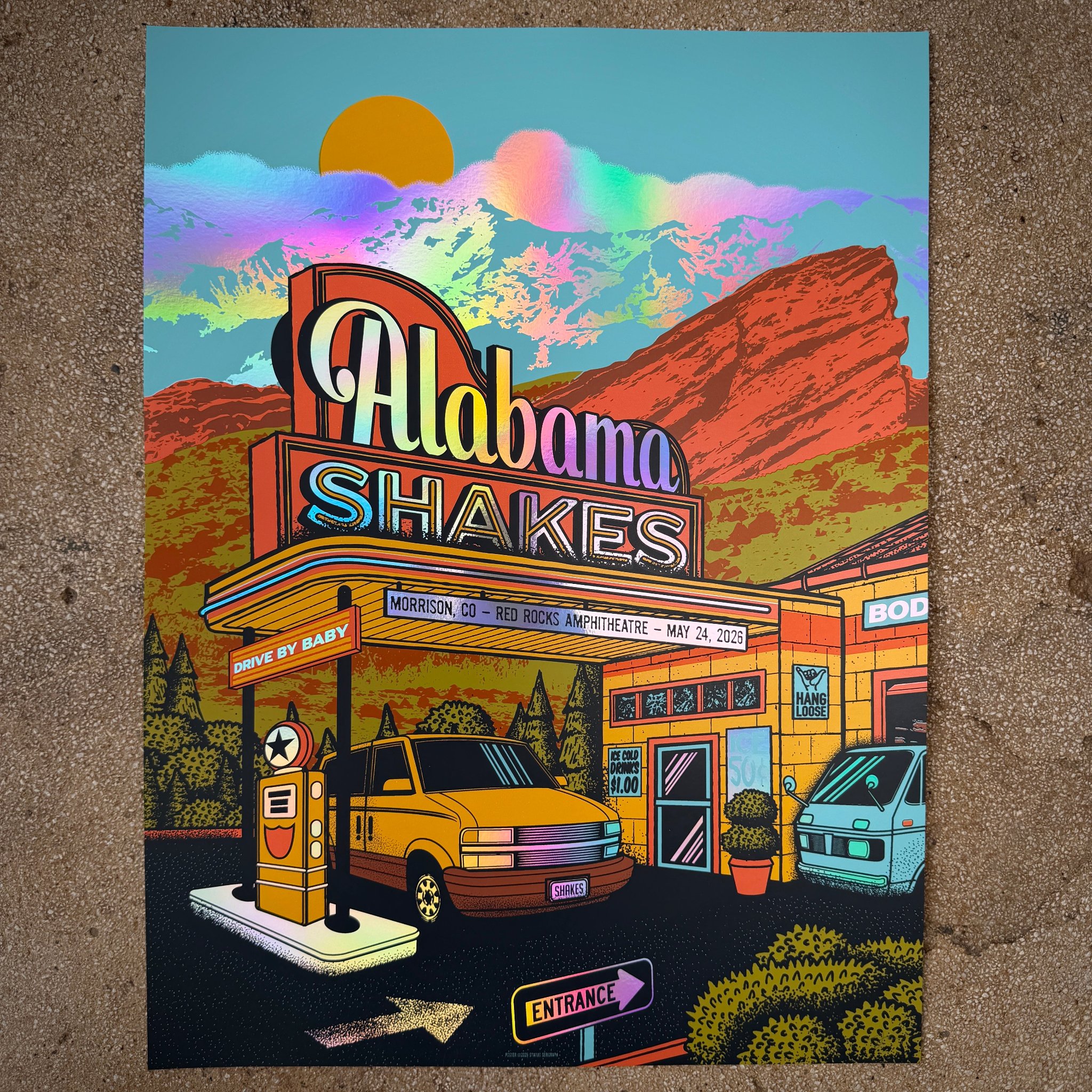 Alabama Shakes poster by Justin Helton