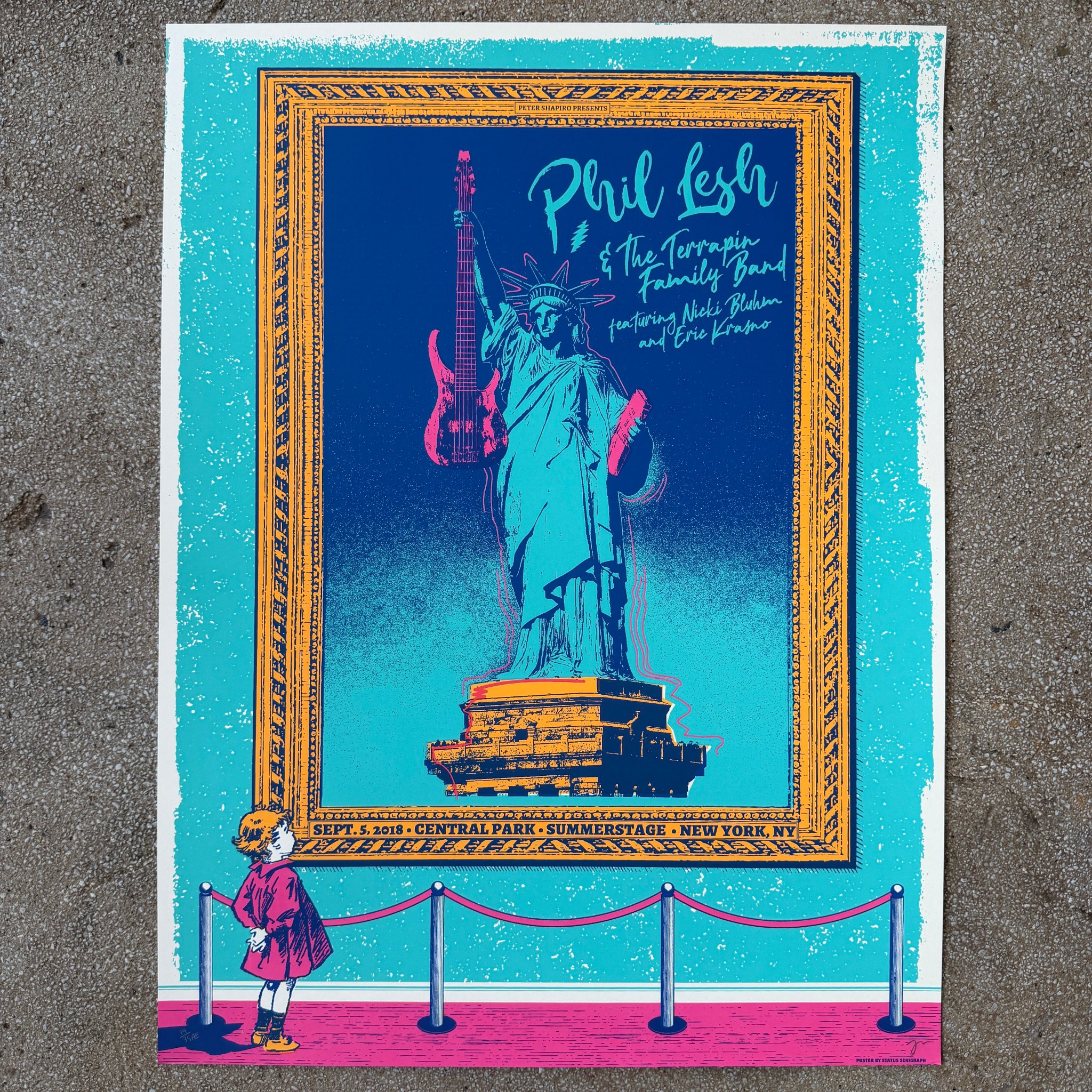 Phil Lesh poster by Status Serigraph