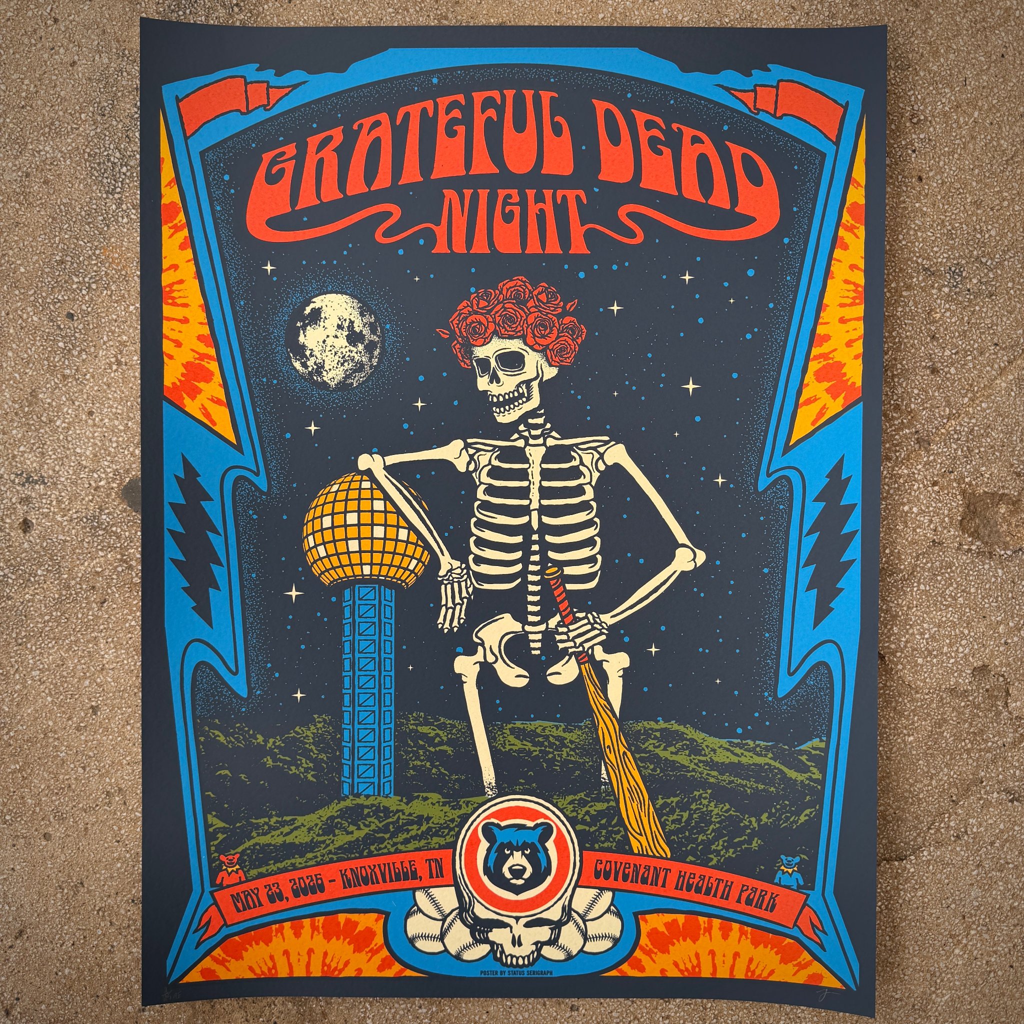 Knoxville Smokies poster by Justin Helton