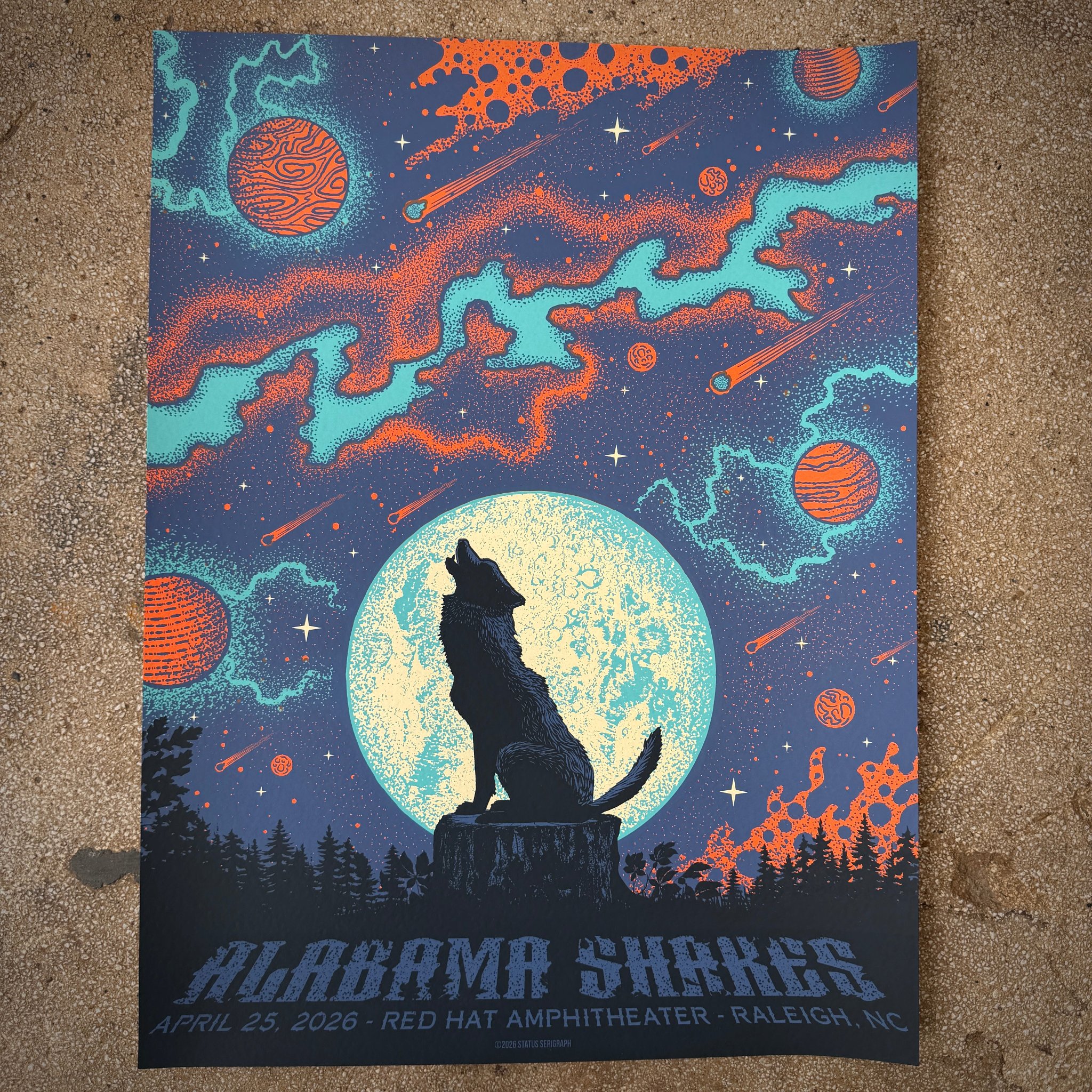 Alabama Shakes poster by Justin Helton