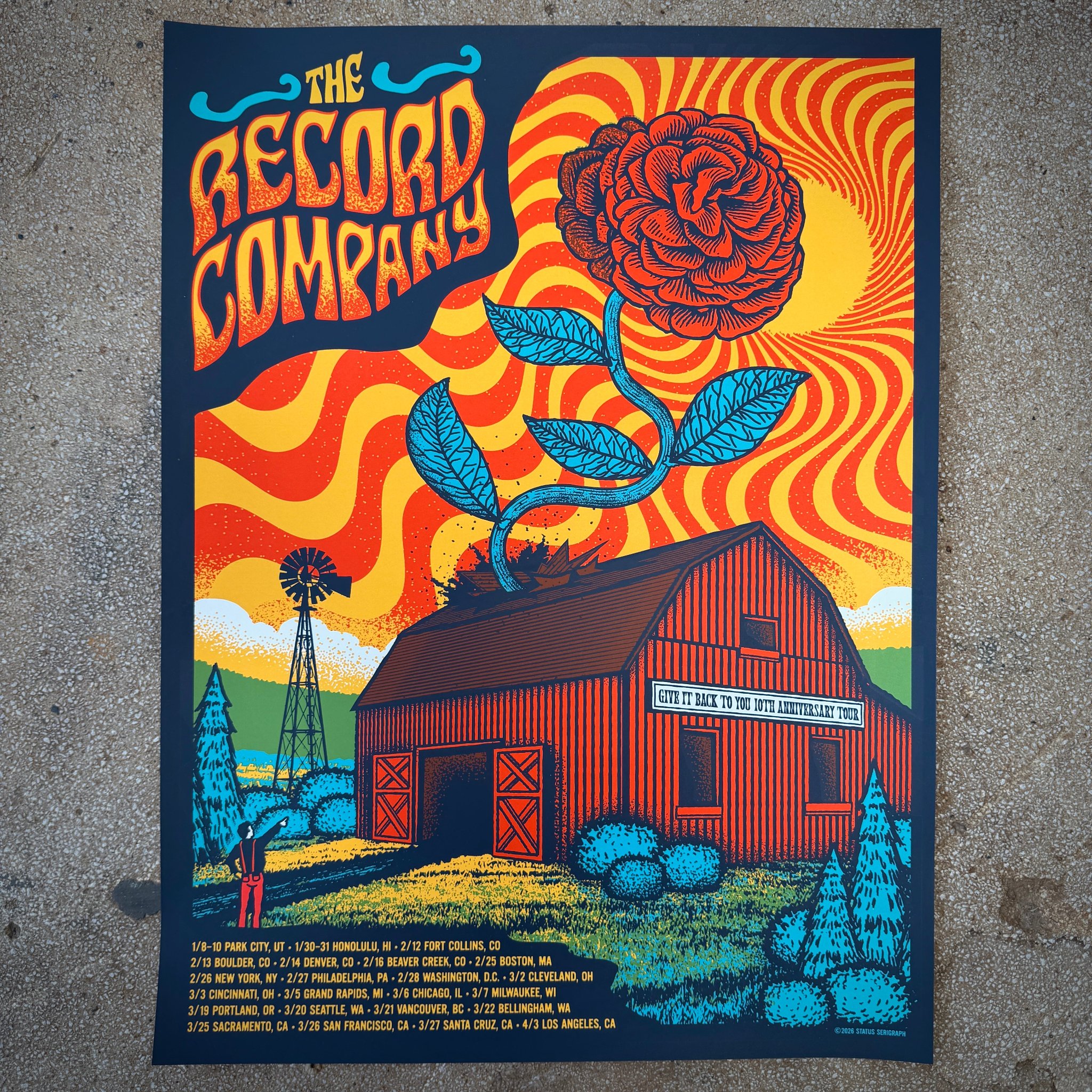 The Record Company poster by Justin Helton