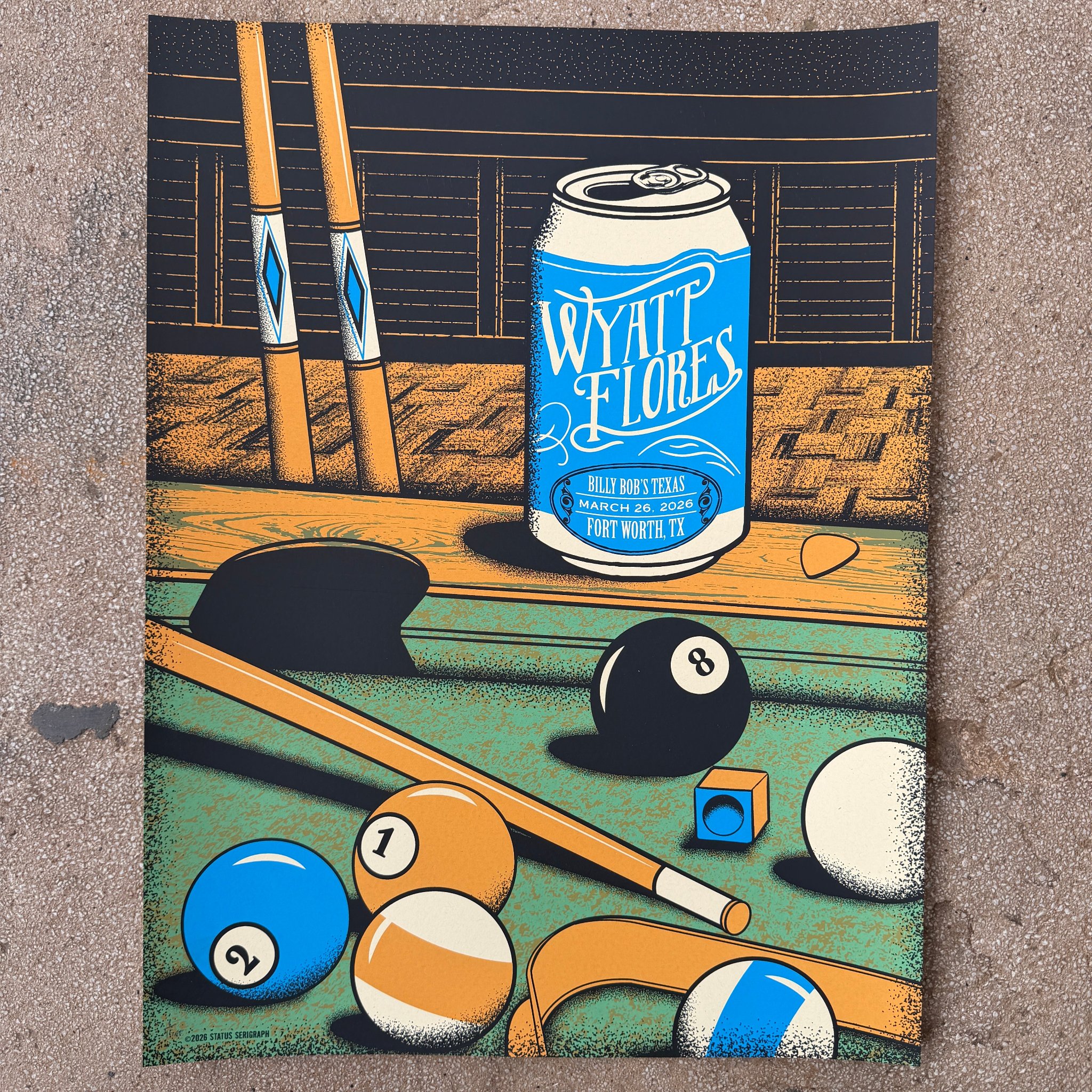 Wyatt Flores poster by Justin Helton