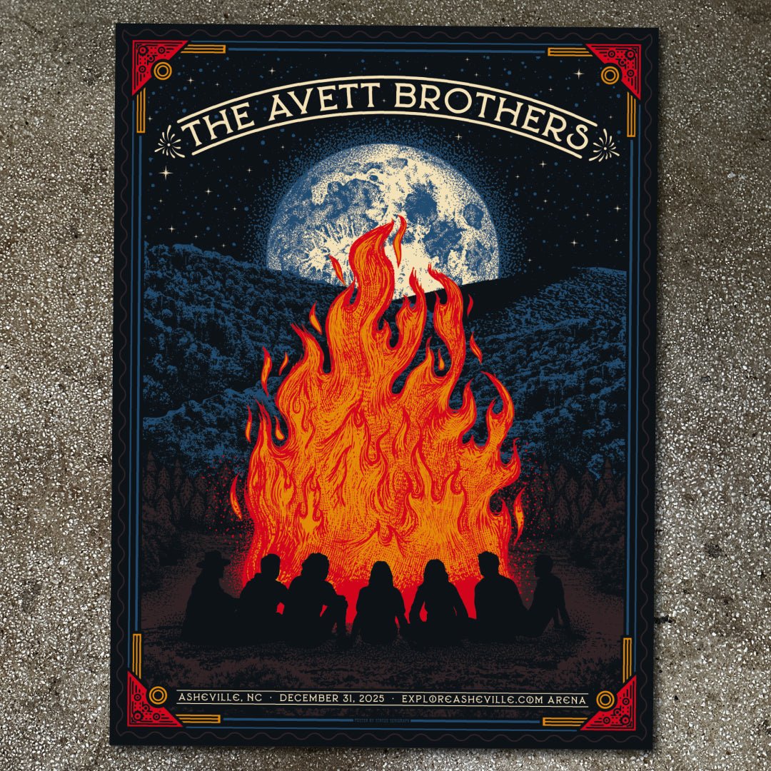 The Avett Brothers poster by Justin Helton