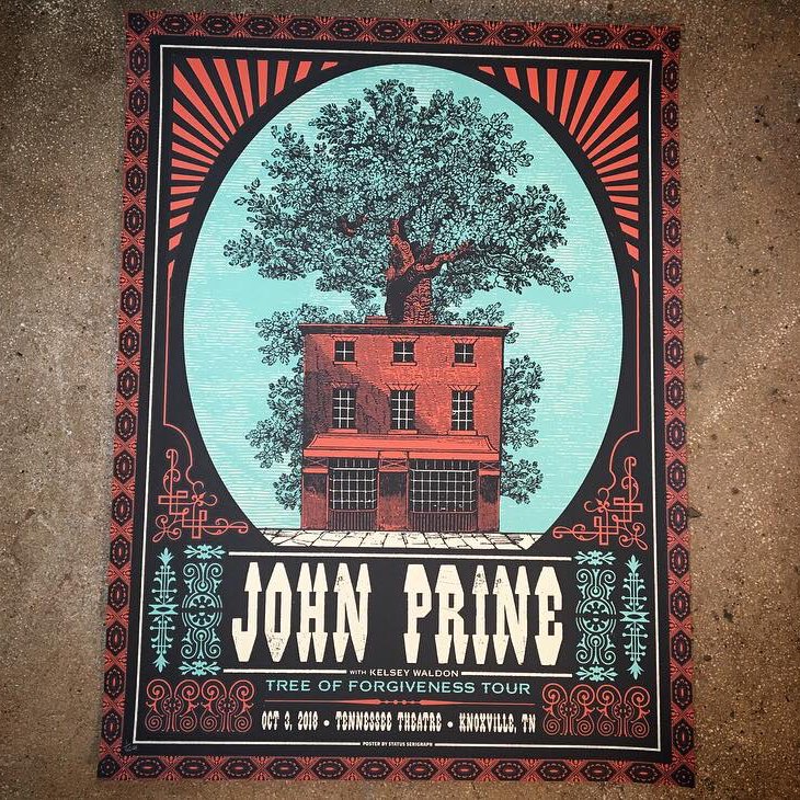 John Prine poster by Justin Helton