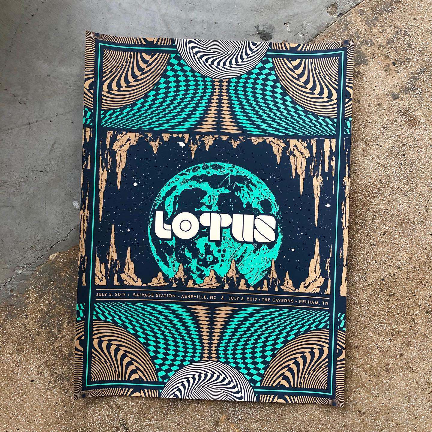 Lotus poster by Justin Helton
