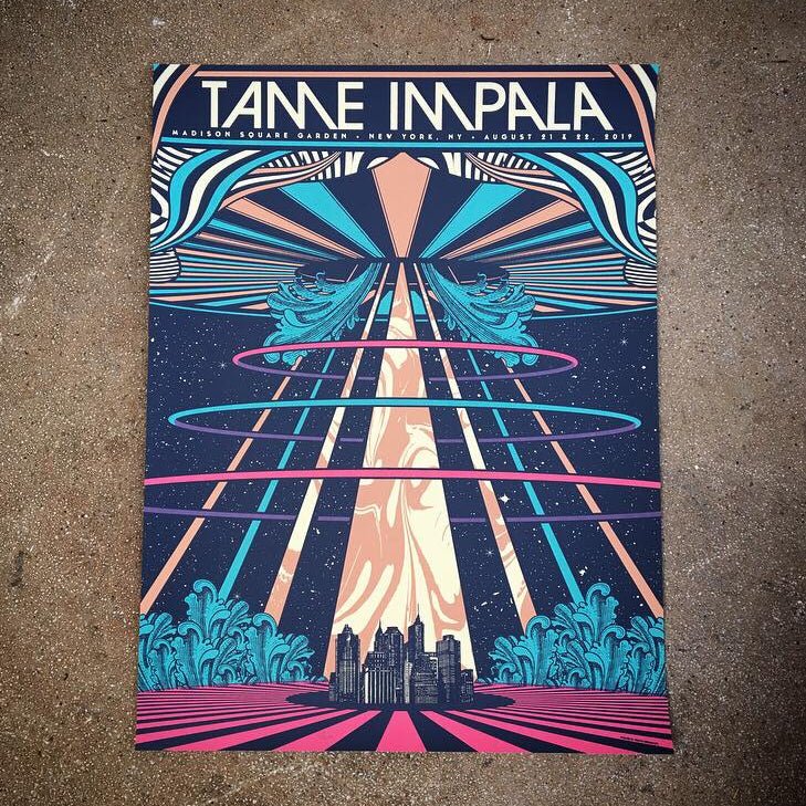 Tame Impala poster by Justin Helton