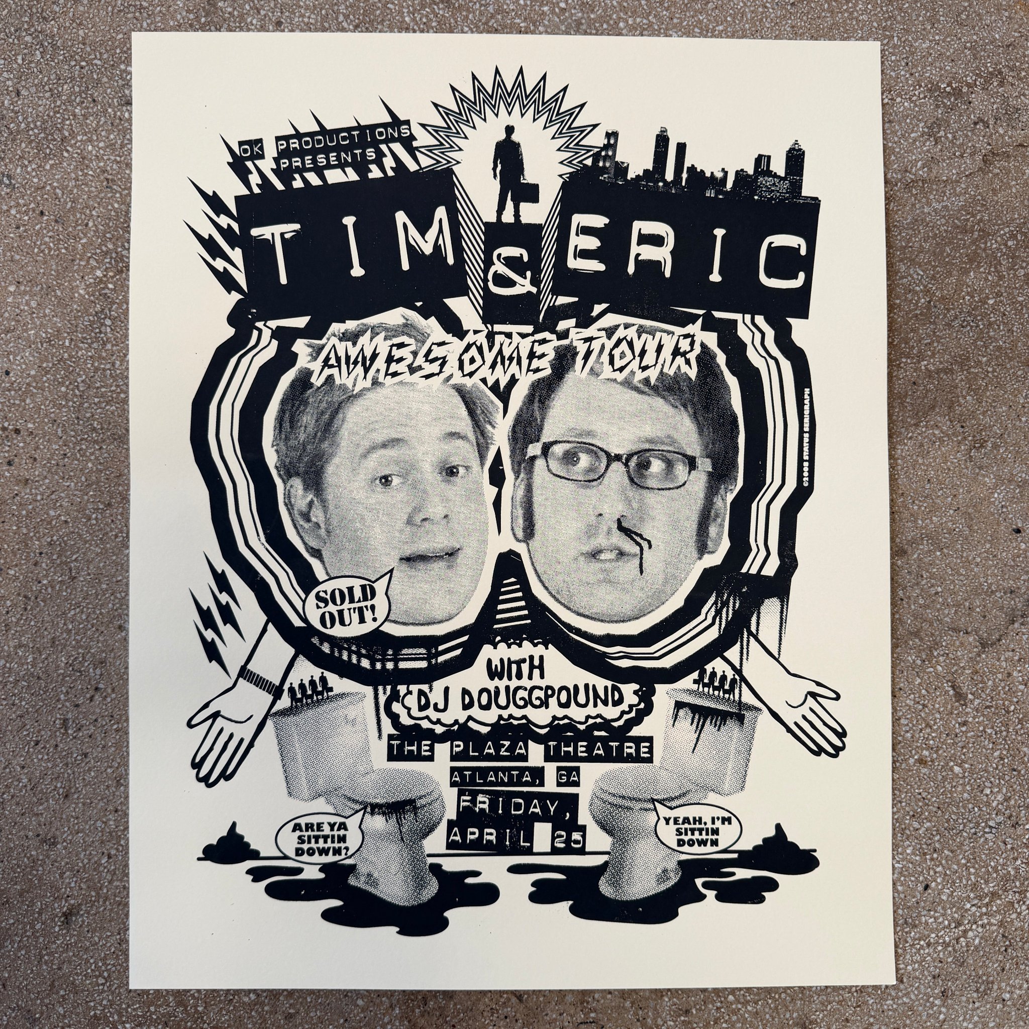 Tim & Eric poster by Justin Helton