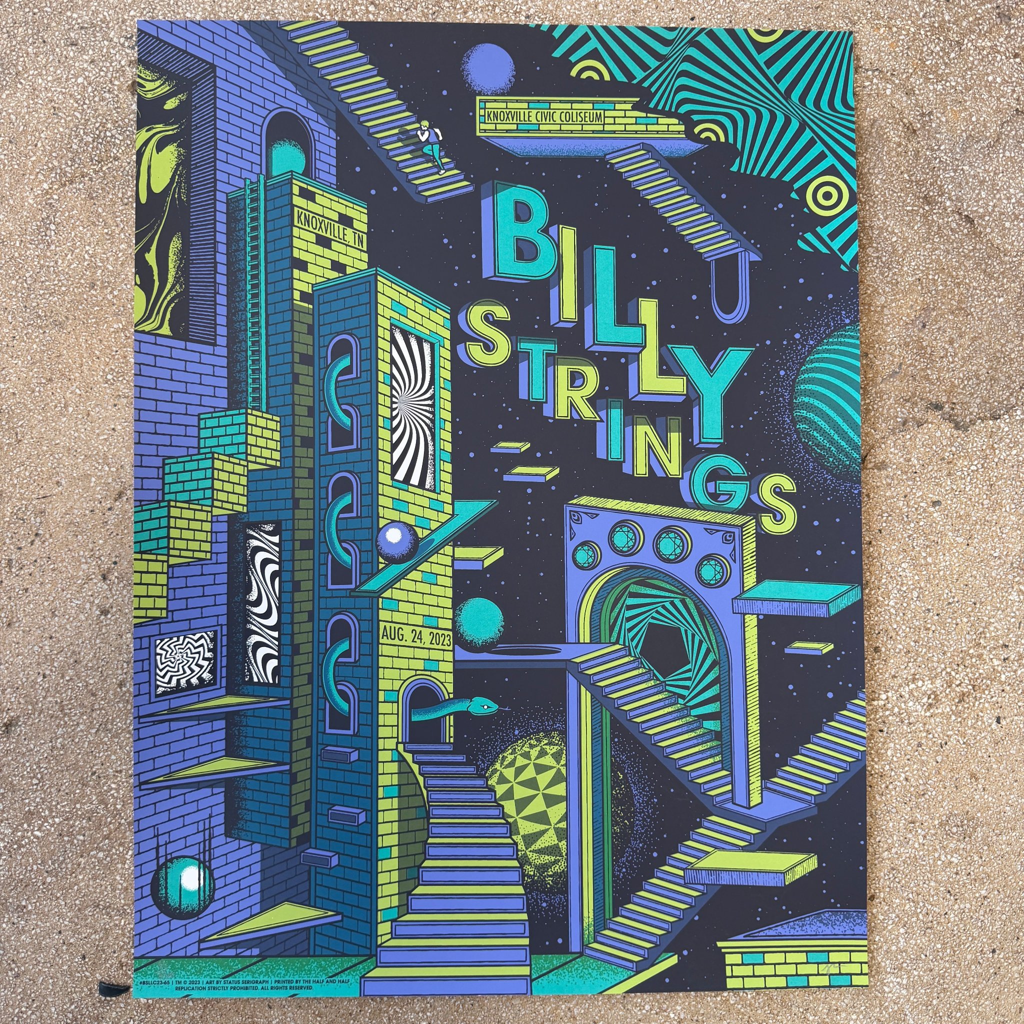 Billy Strings poster by Justin Helton