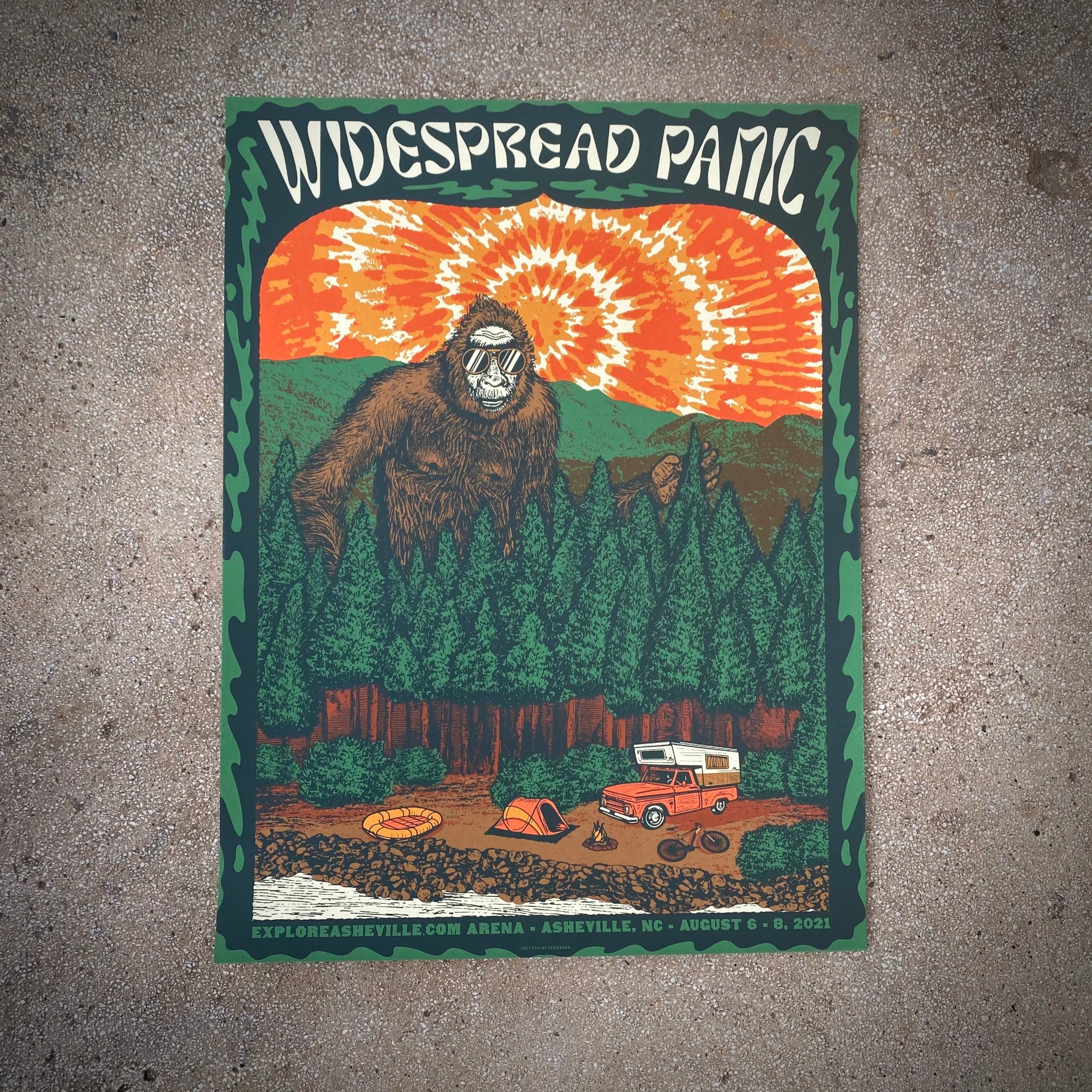 Widespread Panic poster by Justin Helton