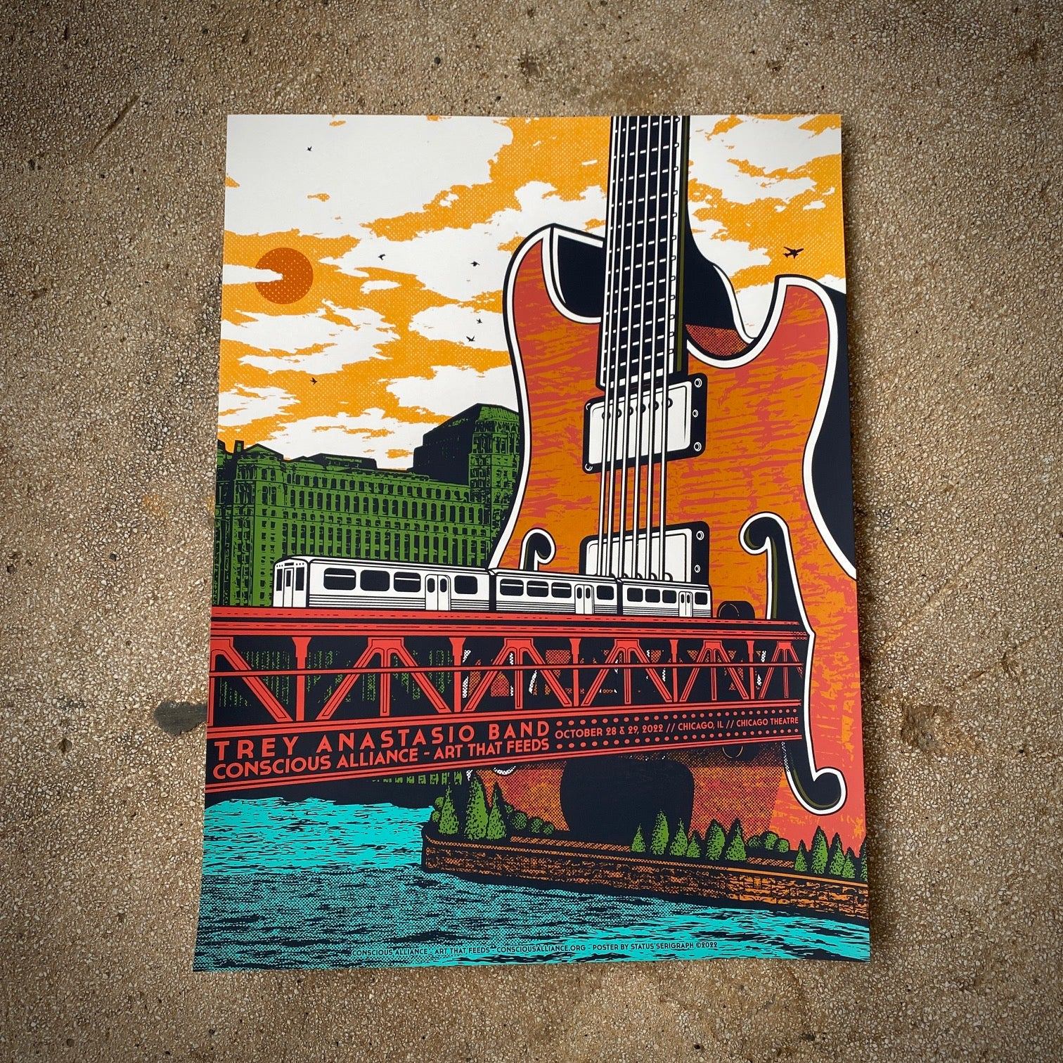 Trey Anastasio Band poster by Justin Helton