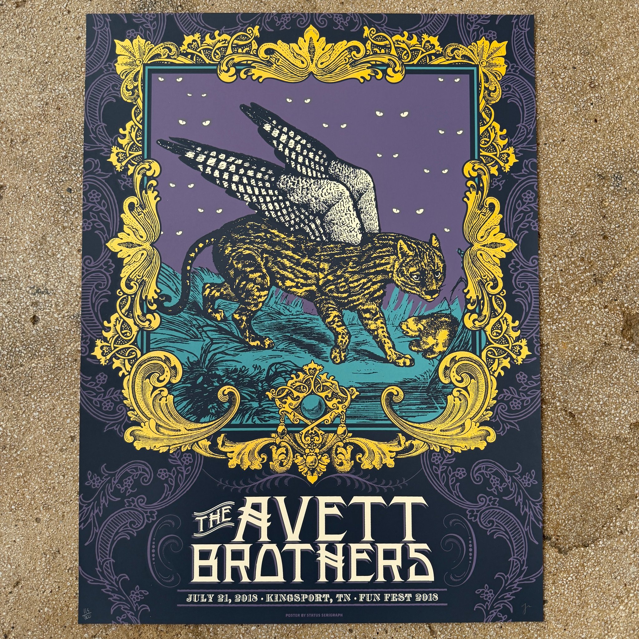 The Avett Brothers poster by Justin Helton