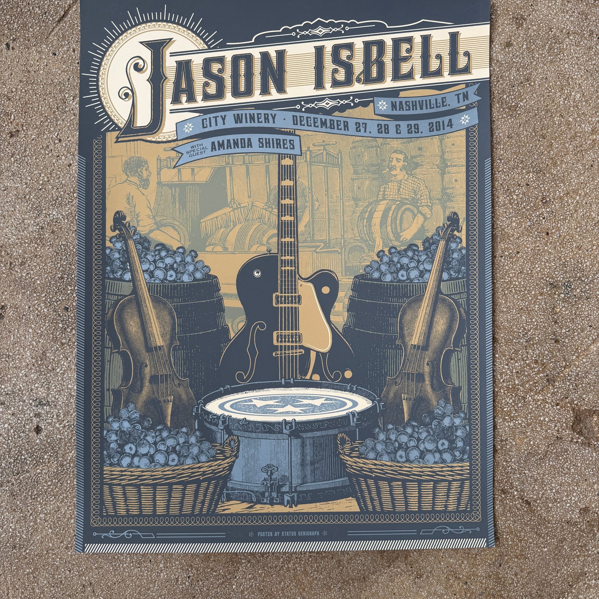 Jason Isbell poster by Justin Helton