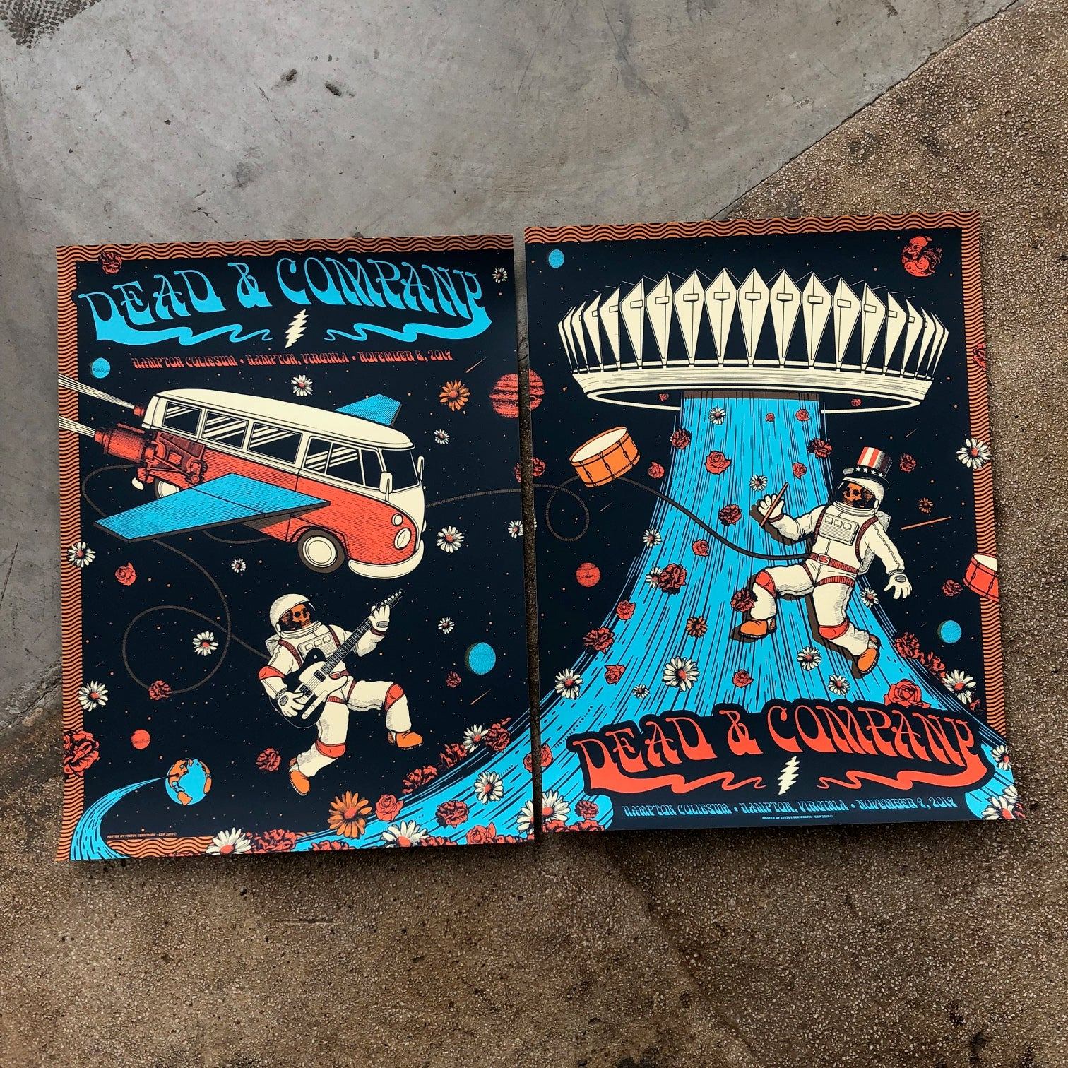 Dead & Company poster by Justin Helton