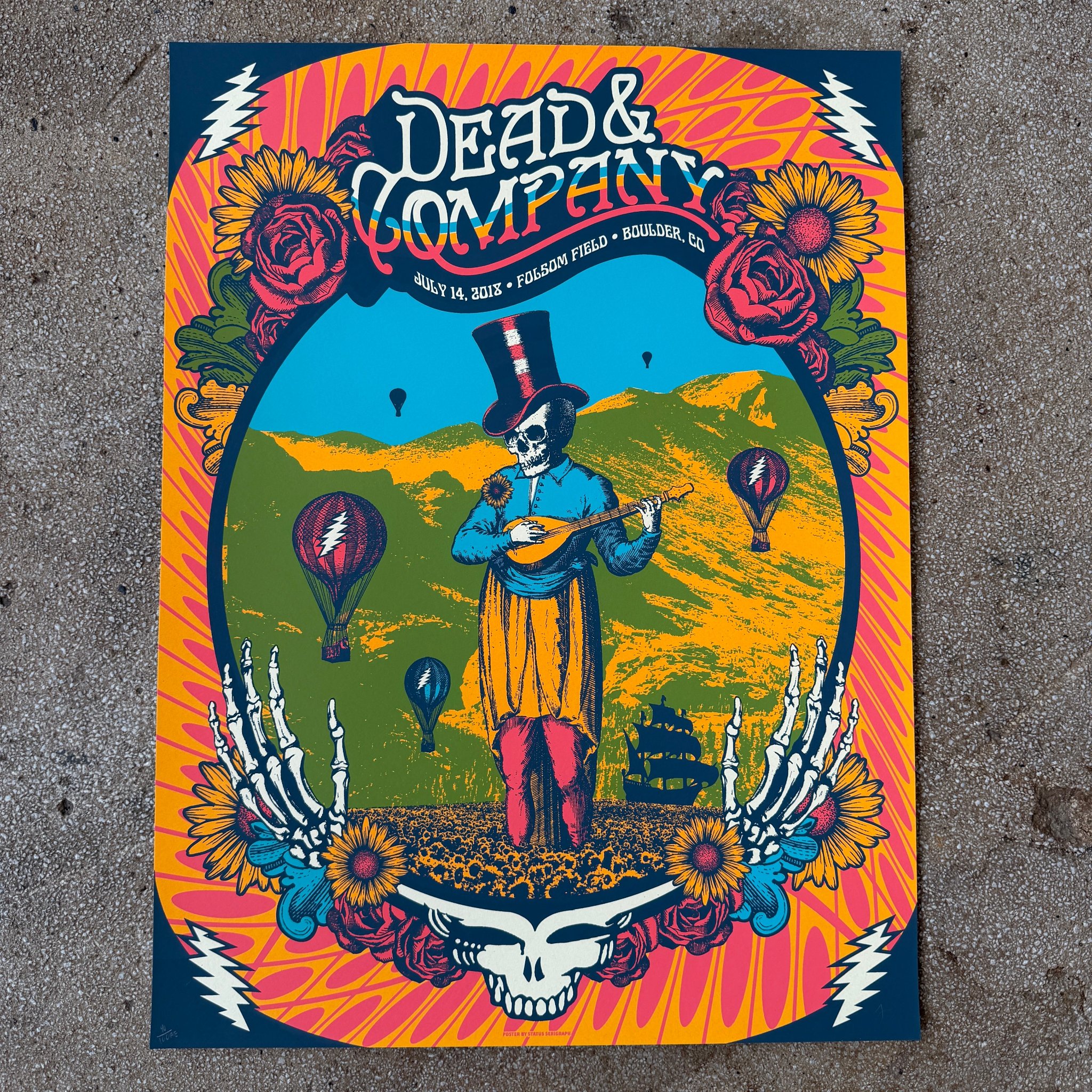 Dead & Company poster by Justin Helton